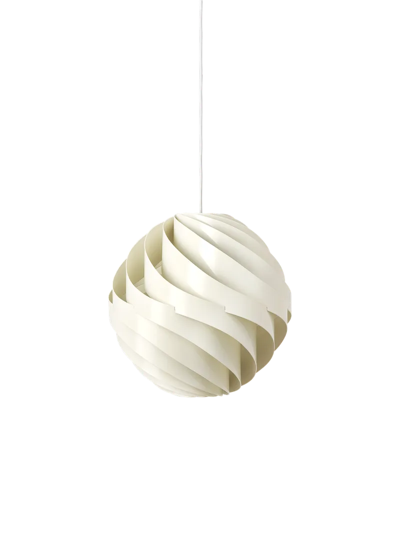 Turbo Pendant by GUBI in Alabaster White, Ø36 × 36 cm, EU – product photo