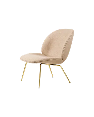 Beetle Lounge Chair by GUBI in Around Bouclé, Dedar (004, Standard), Brass Semi Matt – product photo 6 of 6