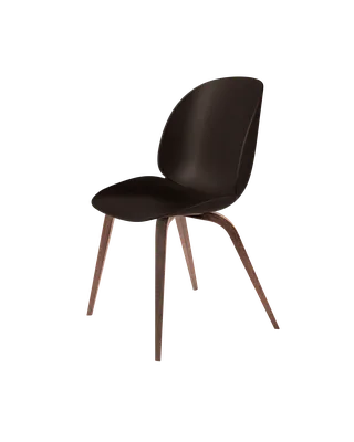 Beetle Dining Chair, Un-Upholstered von GUBI in Mocha Brown, Wood base, American Walnut – Produktfoto 3 von 3