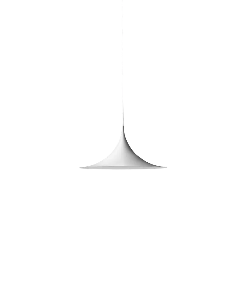 Semi Pendant de GUBI en White Semi Matt, Ø30 × 15 cm, EU – photo du produit