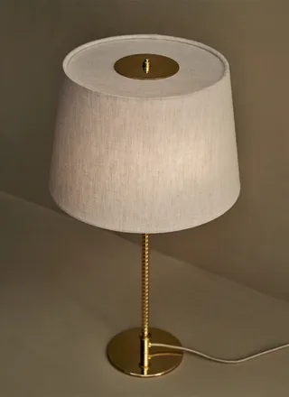 9205 Table Lamp by GUBI in Canvas, Brass, EU – interior photo 2 of 7