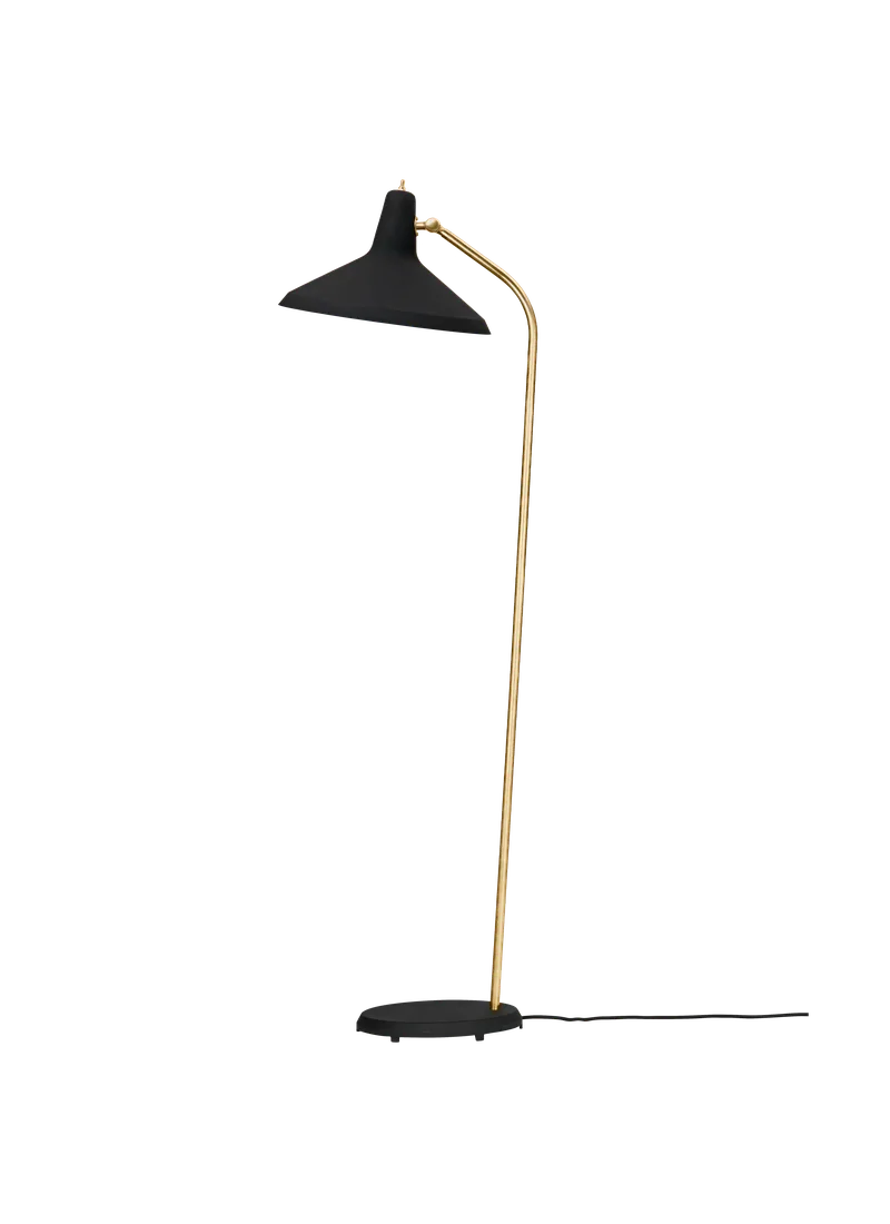 G-10 Floor Lamp van GUBI in Black Rough, EU – productfoto