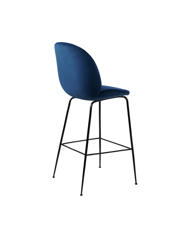 Beetle Bar Chair, Fully Upholstered by GUBI in Sunday, Dedar (003, Standard), Matt Black, Conic base – product photo 2 of 4