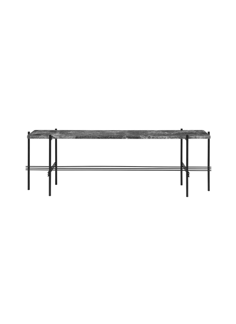 TS Console von GUBI in Grey Emperador Marble, Black base, 120 × 30 × 40 cm – Produktfoto