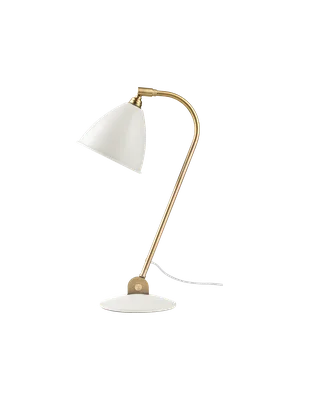 Bestlite BL2 Table Lamp by GUBI in White Semi Matt, Brass, EU – product photo 3 of 3