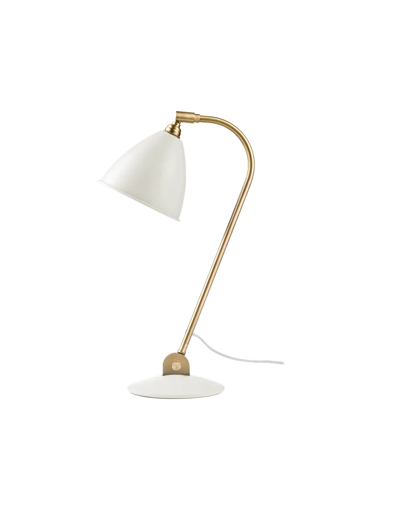 Bestlite BL2 Table Lamp by GUBI in White Semi Matt, Brass, EU – product photo 3 of 3