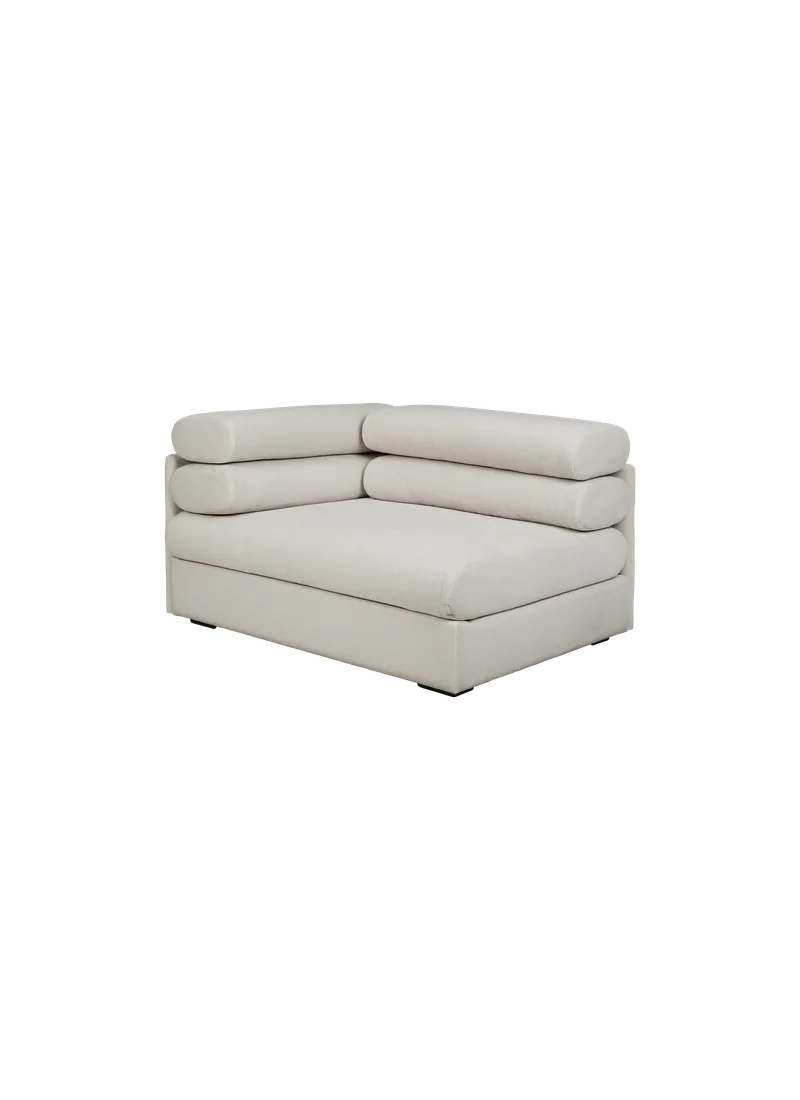 Elogio Sofa Module by GUBI in Fustagno, GUBI (001, Standard), Left – product photo