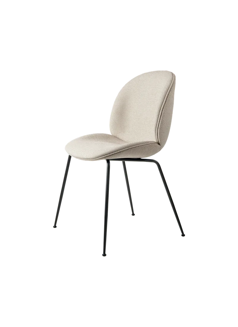 Beetle Dining Chair, Fully Upholstered von GUBI in Tempt, Gabriel (61168, Standard), Conic base, Matt Black – Produktfoto 4 von 6
