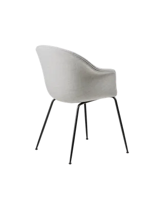 Bat Dining Chair, Fully Upholstered by GUBI in Remix 3, Kvadrat (123, Standard), Conic base, Black – product photo 2 of 4