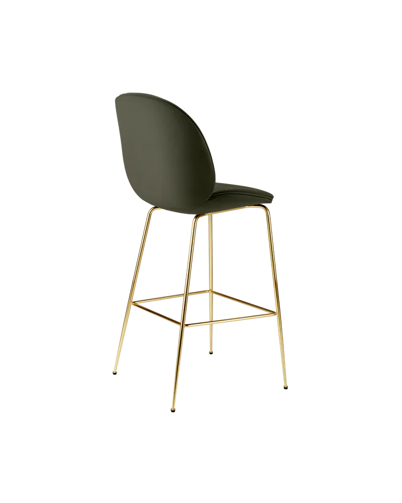 Beetle Bar Chair, Fully Upholstered by GUBI in Sunday, Dedar (018, Standard), Brass Semi Matt, Conic base – product photo 2 of 4