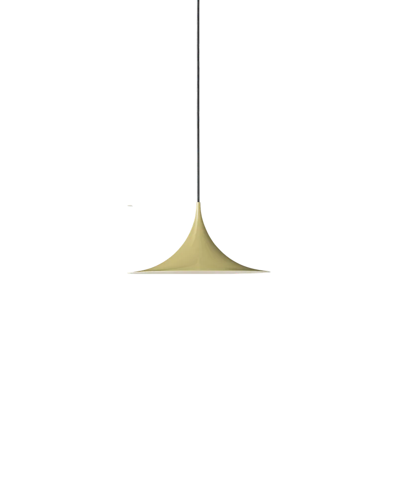 Semi Pendant de GUBI en Fennel Seed Glossy, Ø30 × 15 cm, EU – photo du produit