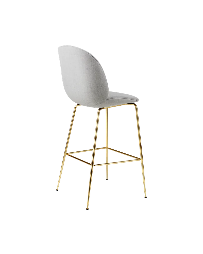 Beetle Bar Chair, Fully Upholstered by GUBI in Remix 3, Kvadrat (123, Standard), Brass Semi Matt, Conic base – product photo 1 of 4