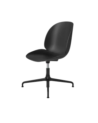 Beetle Meeting Chair, Un-Upholstered by GUBI in Black, Height adjustable 4-star base – product photo 3 of 3