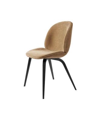 Beetle Dining Chair, Fully Upholstered von GUBI in Belsuede Special FR, Dedar (003, Standard), Wood base, Black Stained Beech – Produktfoto 5 von 5