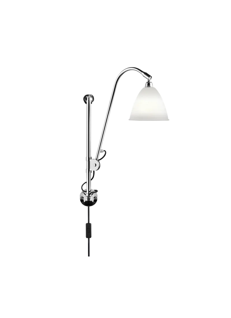 Bestlite BL5 Wall Lamp von GUBI in Bone China, Chrome, EU – Produktfoto 3 von 3