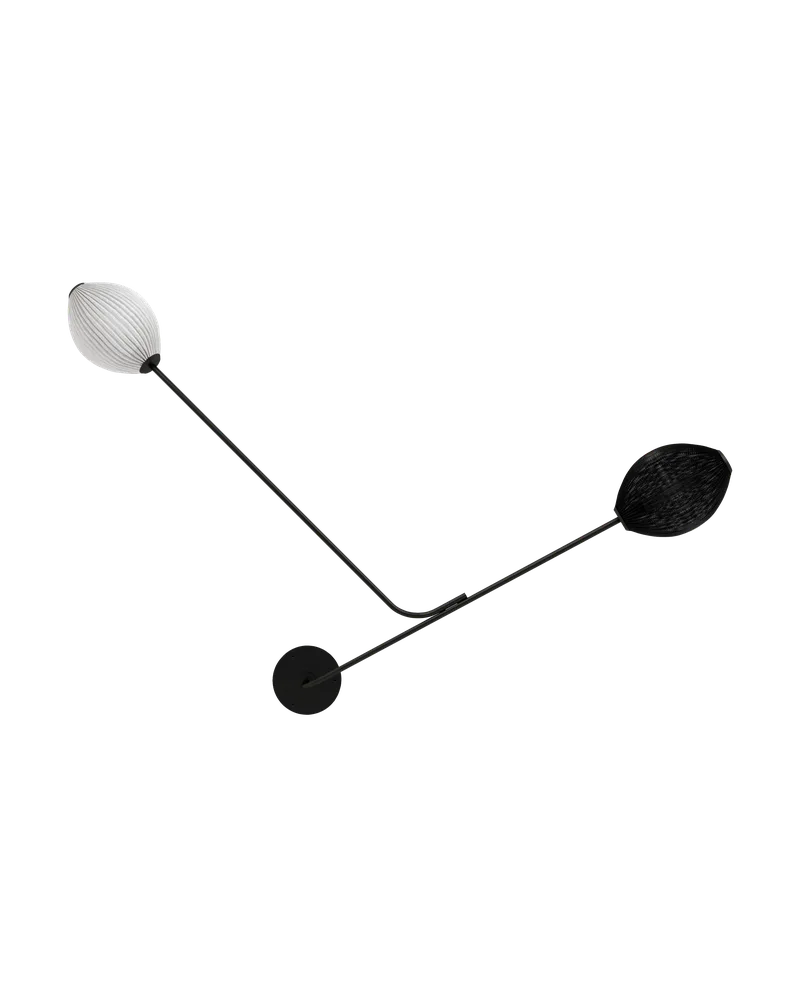 Satellite Wall Lamp by GUBI in Black & White, EU – product photo 2 of 2