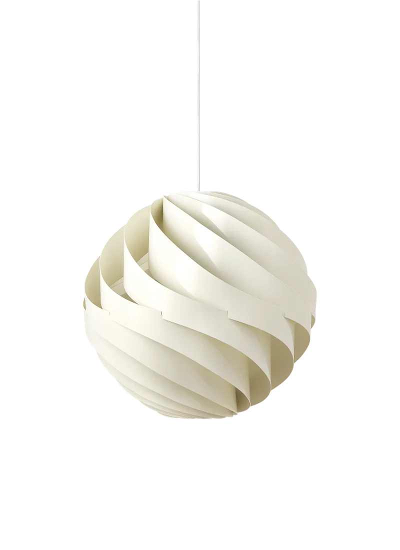 Turbo Pendant von GUBI in Alabaster White, Ø62 × 62 cm, EU – Produktfoto
