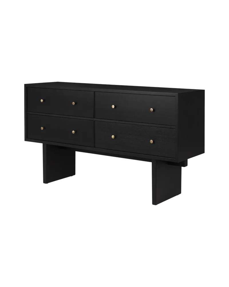 Private Sideboard von GUBI in Brown/Black Stained Oak, EU – Produktfoto