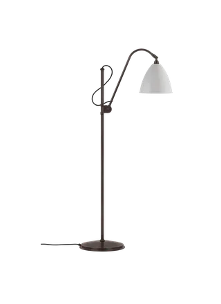 Bestlite BL3 Floor Lamp by GUBI in White Semi Matt, Black Brass, Ø21 × 18 cm, EU – product photo 3 of 3