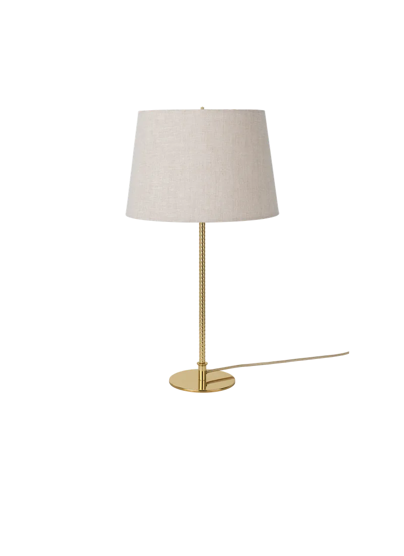 9205 Table Lamp by GUBI in Canvas, Brass, EU – product photo 6 of 7