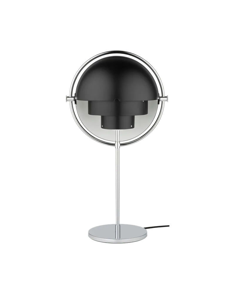 Multi-Lite Table Lamp by GUBI in Black Semi Matt, Chrome, EU – product photo