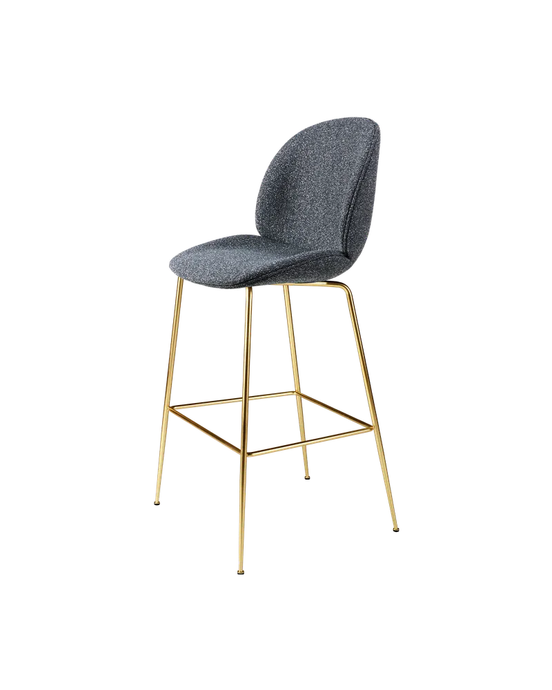 Beetle Bar Chair, Fully Upholstered by GUBI in Around Bouclé, Dedar (023, Standard), Brass Semi Matt, Conic base – product photo 4 of 4