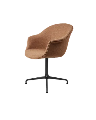Bat Meeting Chair, Fully Upholstered by GUBI in Around Bouclé, Dedar (032, Standard), 4-star base, Matt Black – product photo 4 of 4