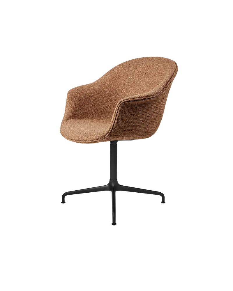 Bat Meeting Chair, Fully Upholstered by GUBI in Around Bouclé, Dedar (032, Standard), 4-star base, Matt Black – product photo 4 of 4