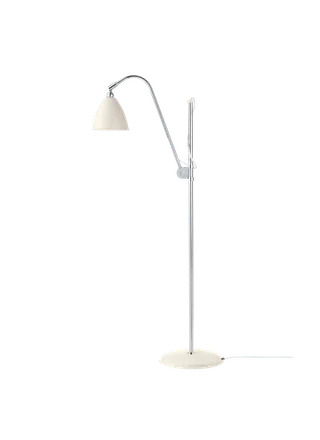 Bestlite BL3 Floor Lamp von GUBI in White Semi Matt, Chrome, Ø16 × 13 cm, EU – Produktfoto 3 von 3