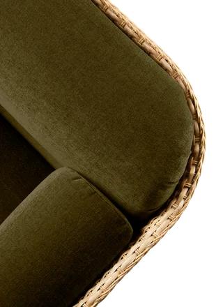 Basket Lounge Chair by GUBI in Mumble, Glamour Group (40, Standard), Rattan – product photo 4 of 5