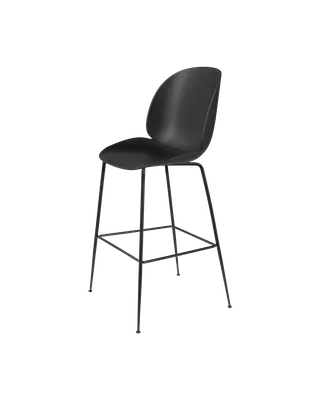 Beetle Bar Chair, Un-Upholstered by GUBI in Black, Matt Black, Conic base – product photo 3 of 3