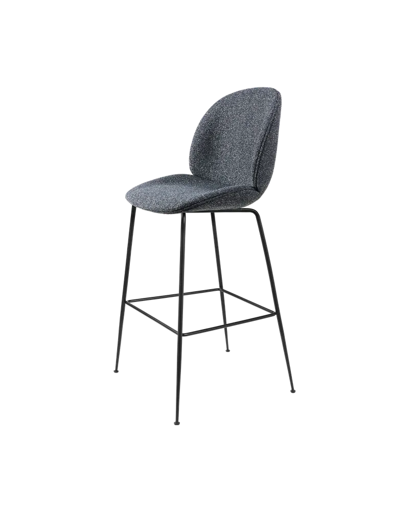 Beetle Bar Chair, Fully Upholstered by GUBI in Around Bouclé, Dedar (023, Standard), Matt Black, Conic base – product photo 4 of 4