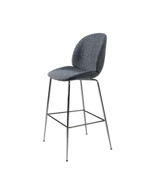 Beetle Bar Chair, Fully Upholstered by GUBI in Around Bouclé, Dedar (023, Standard), Black Chrome, Conic base – product photo 4 of 4