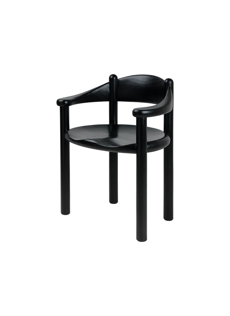 Daumiller Armchair by GUBI in Brown/Black Pine – product photo