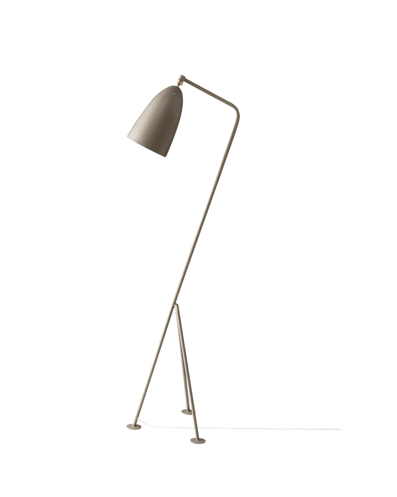 Gräshoppa Floor Lamp by GUBI in Warm Grey Semi Matt, EU – product photo