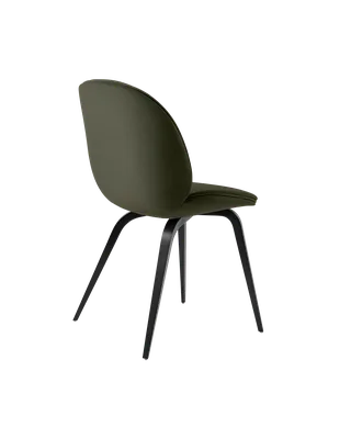 Beetle Dining Chair, Fully Upholstered by GUBI in Sunday, Dedar (018, Standard), Wood base, Black Stained Beech – product photo 2 of 5