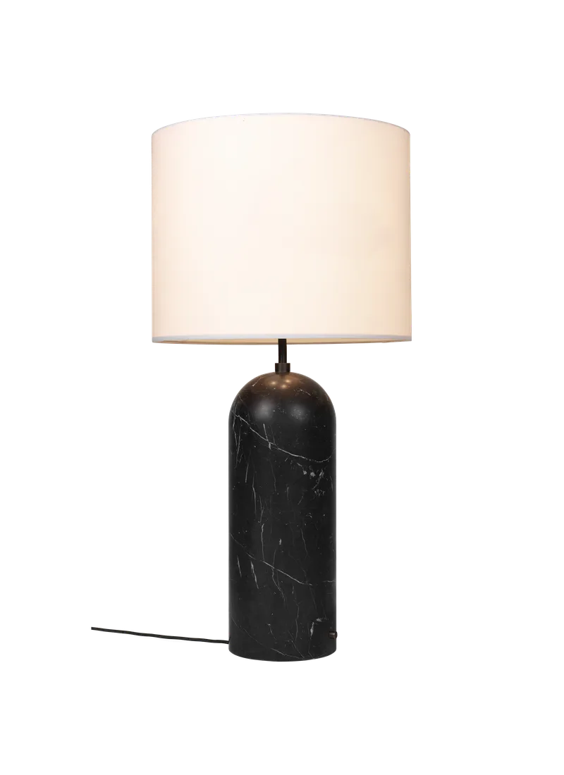 Gravity Floor Lamp - XL by GUBI in Black Marble, White, 120 cm, EU – product photo