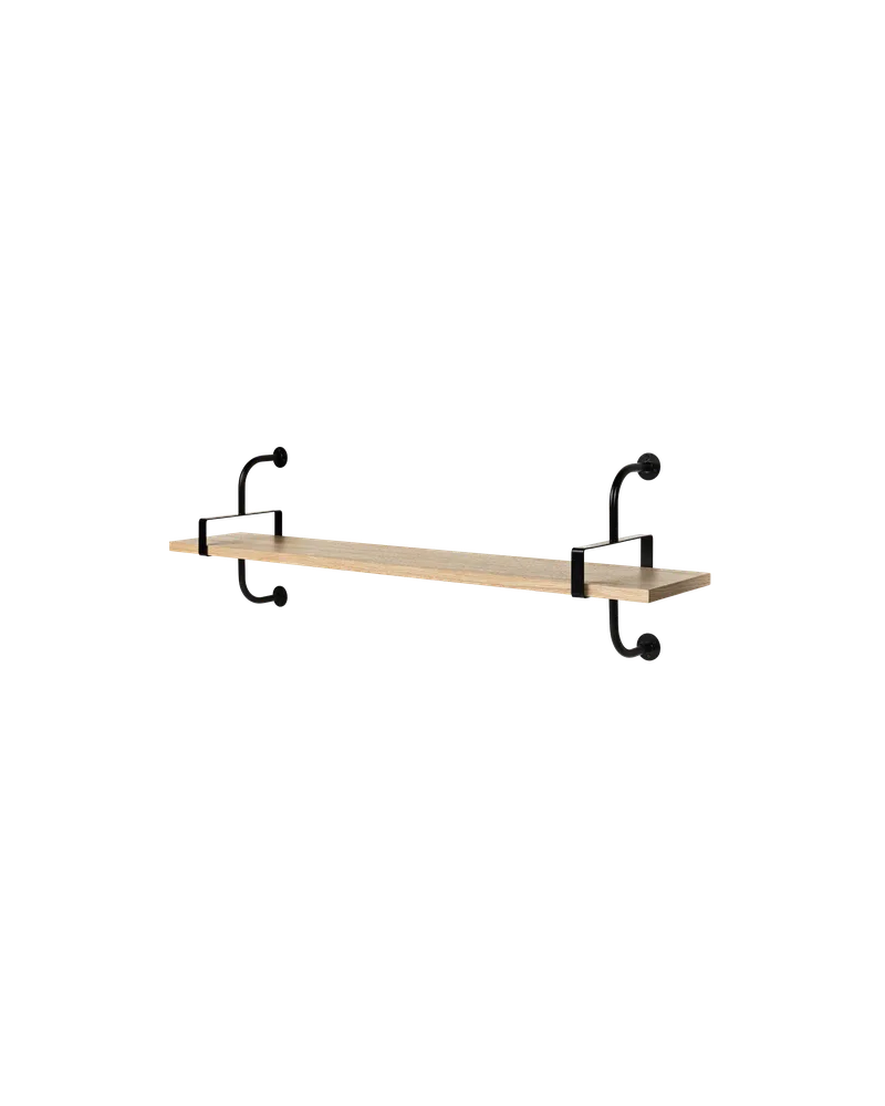 Démon Shelf by GUBI in Oak Semi Matt Lacquered, 1 Shelf, Medium – product photo