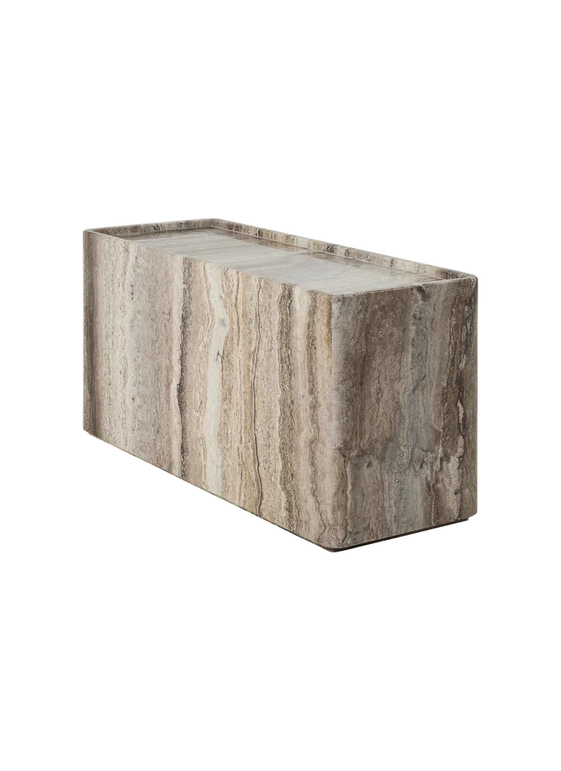 Pietra, Side Table by GUBI in Lively Sepia, Large – product photo
