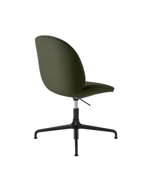 Beetle Meeting Chair, Fully Upholstered by GUBI in Sunday, Dedar (018, Standard), Height adjustable 4-star base, Matt Black – product photo 2 of 4