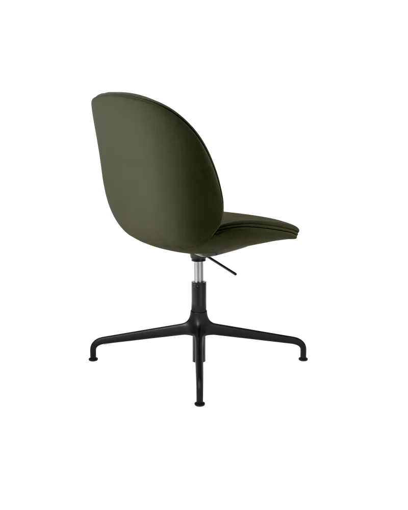 Beetle Meeting Chair, Fully Upholstered by GUBI in Sunday, Dedar (018, Standard), Height adjustable 4-star base, Matt Black – product photo 2 of 4