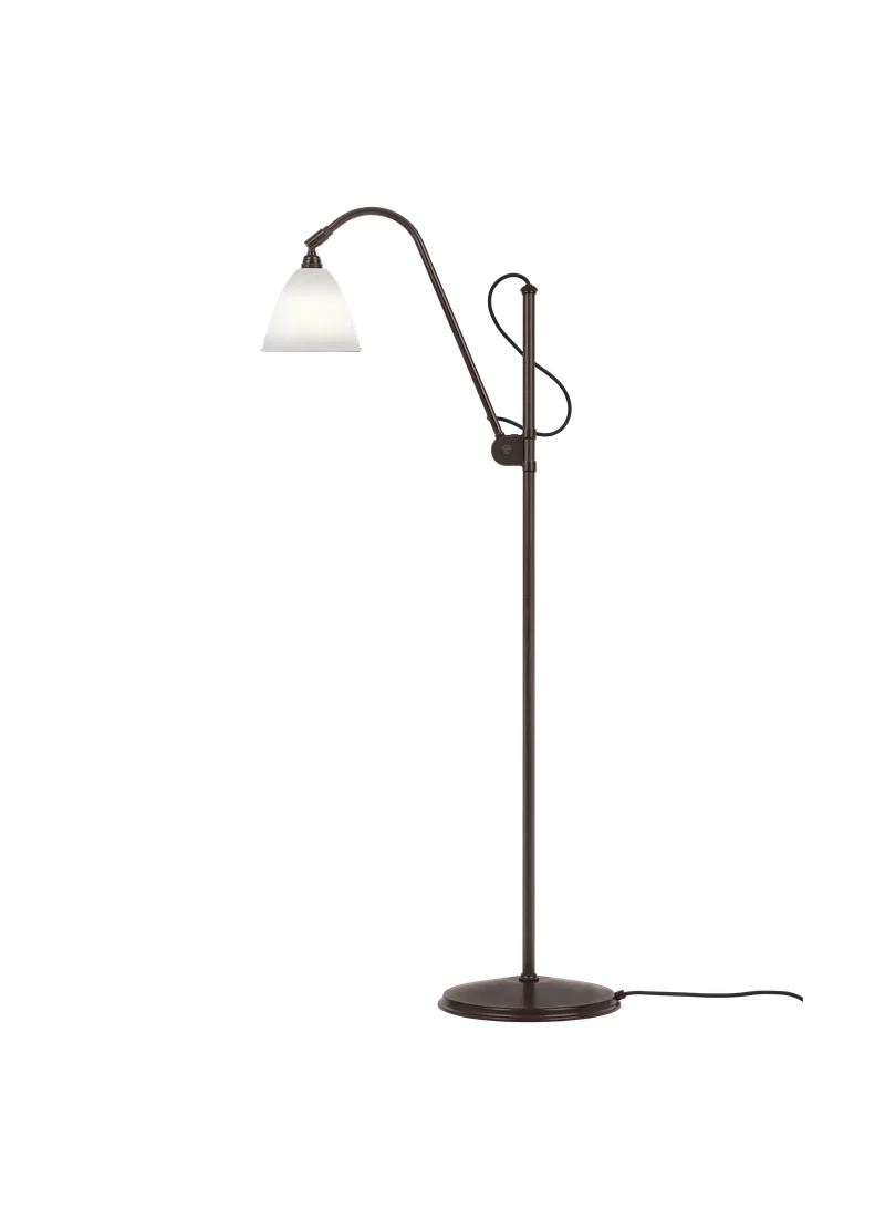 Bestlite BL3 Floor Lamp von GUBI in Bone China, Black Brass, Ø16 × 13 cm, EU – Produktfoto 5 von 5