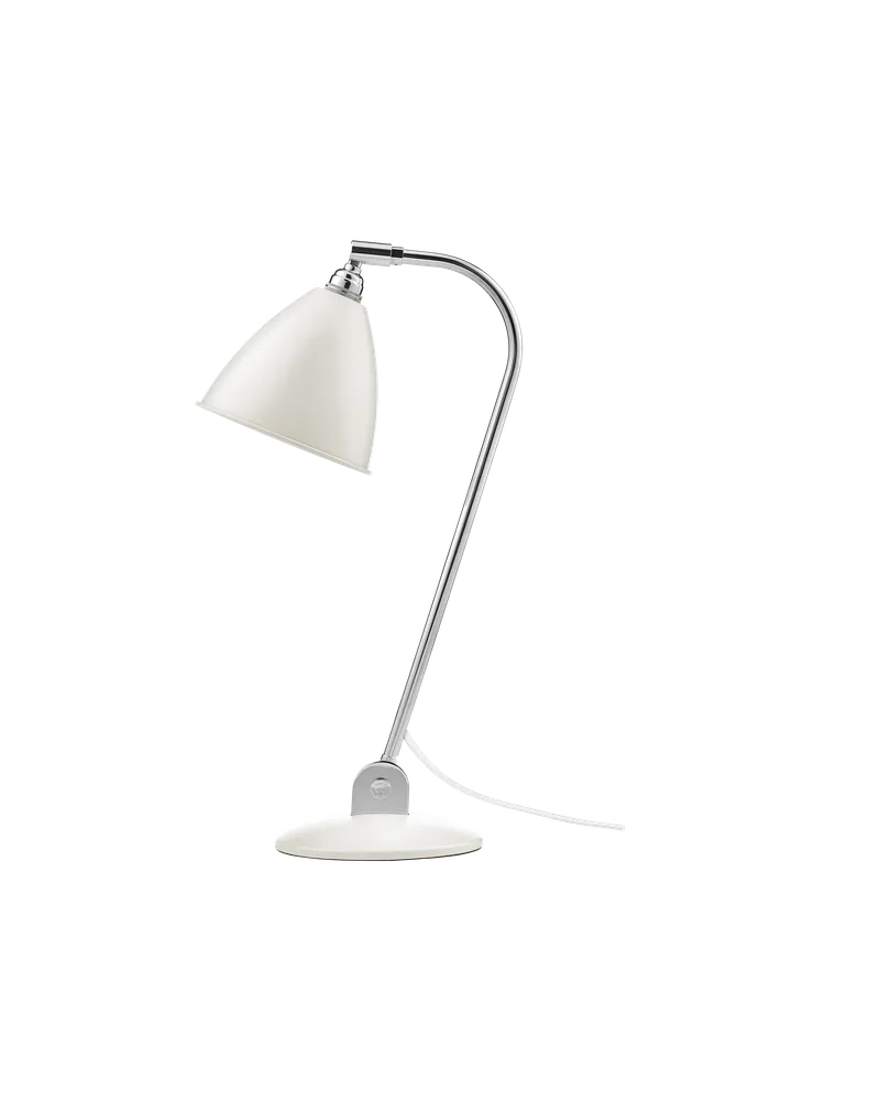 Bestlite BL2 Table Lamp van GUBI in White Semi Matt, Chrome, EU – productfoto 3 van 3