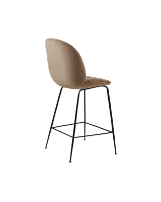 Beetle Counter Chair, Fully Upholstered by GUBI in Conic base, Matt Black, Sunday, Dedar (034, Standard) – product photo 2 of 4