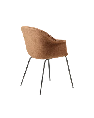 Bat Dining Chair, Fully Upholstered by GUBI in Around Bouclé, Dedar (032, Standard), Conic base, Black Chrome – product photo 3 of 4