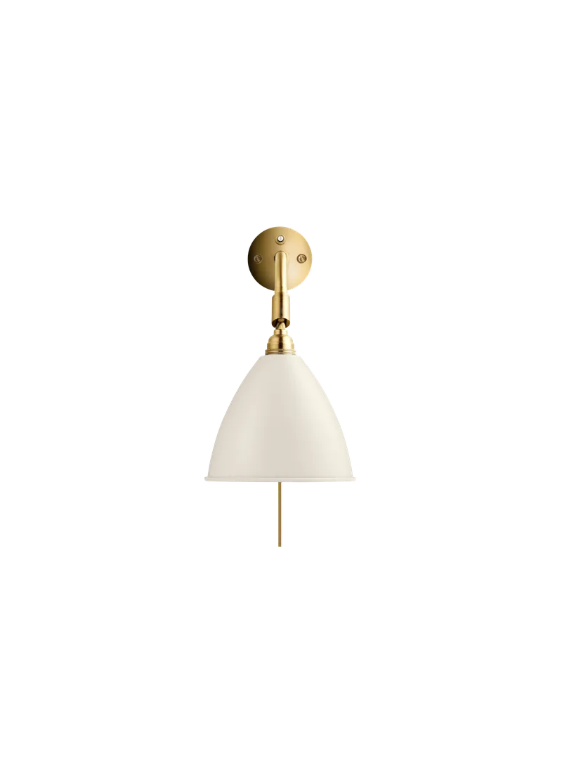 Bestlite BL7 Wall Lamp by GUBI in White Semi Matt, Brass, EU – product photo 3 of 3