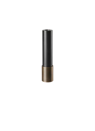 Candlestick van GUBI in H20 cm, Blackened Steel, Antique Brass – productfoto 2 van 2