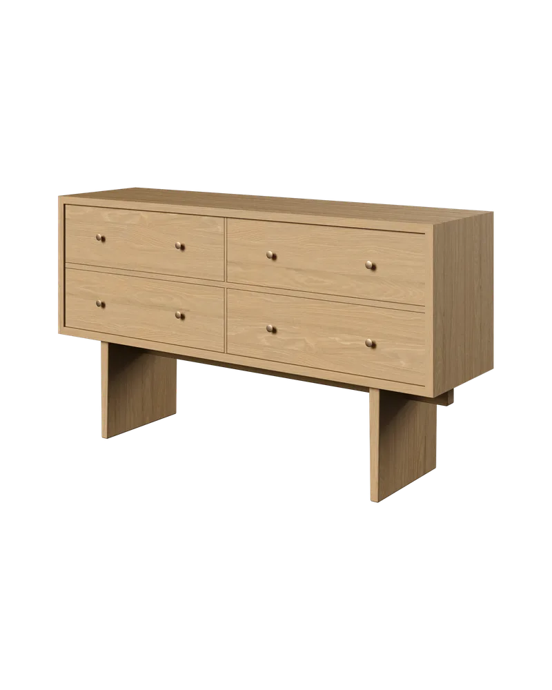 Private Sideboard von GUBI in Light Stained Oak Veneer, EU – Produktfoto