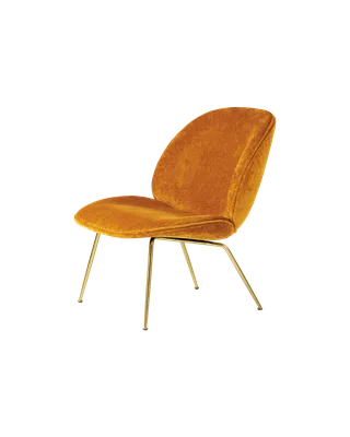 Beetle Lounge Chair by GUBI in Mumble, Glamour Group (49, Standard), Brass Semi Matt – product photo 2 of 2
