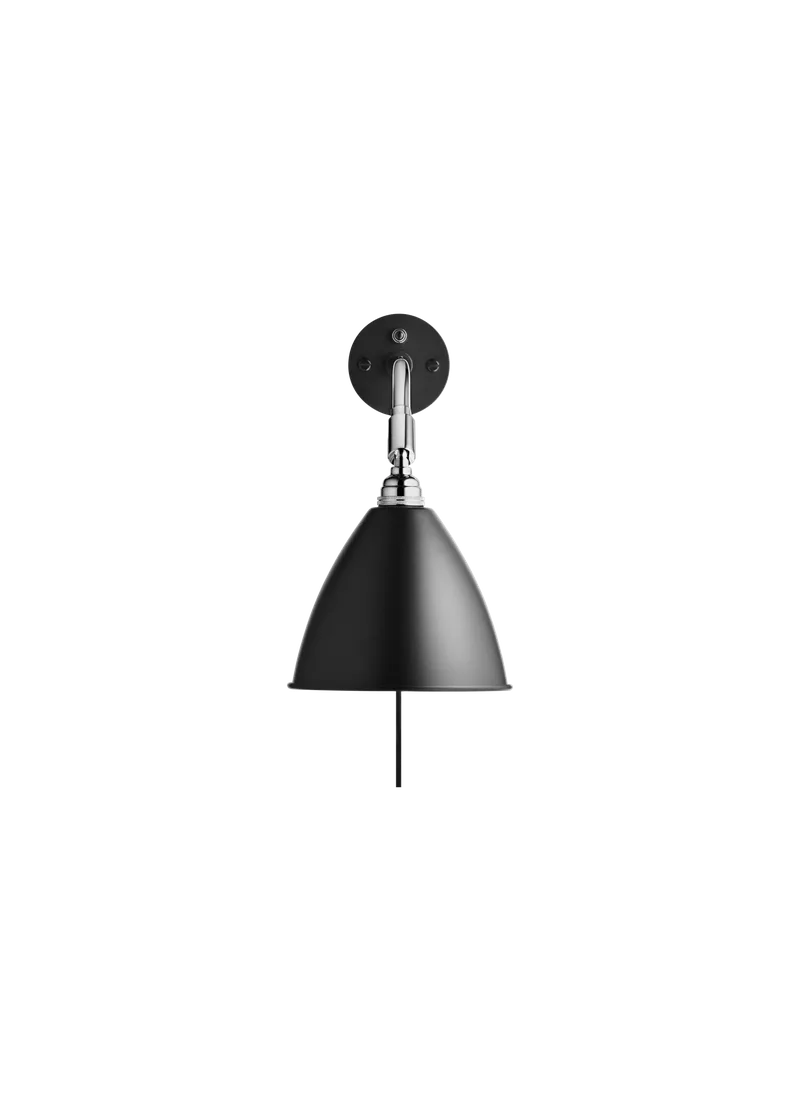 Bestlite BL7 Wall Lamp de GUBI en Black Semi Matt, Chrome, EU – photo du produit 3 sur 3
